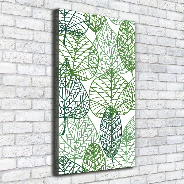 Canvas wall art Leaves