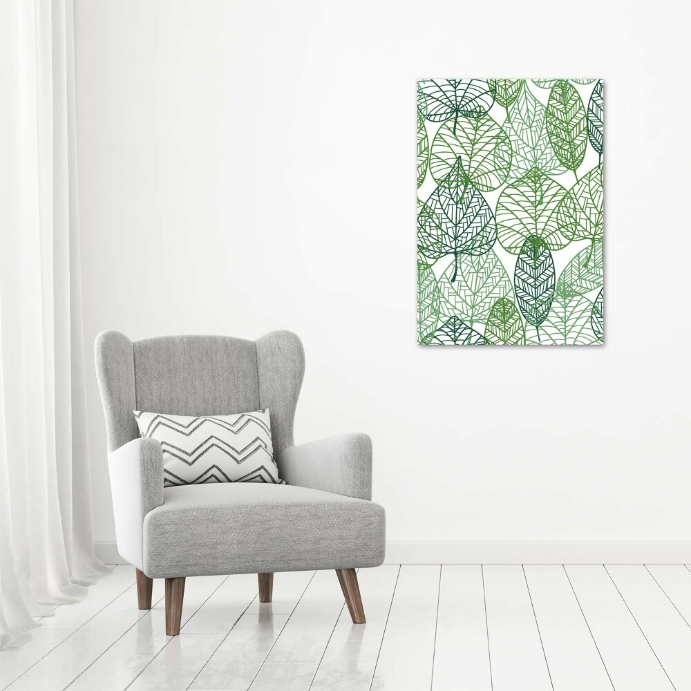 Canvas wall art Leaves