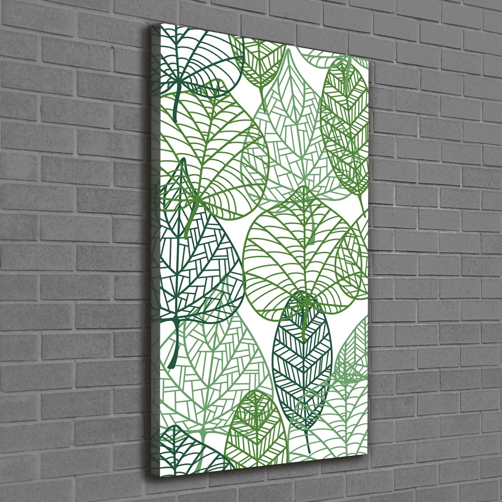 Canvas wall art Leaves