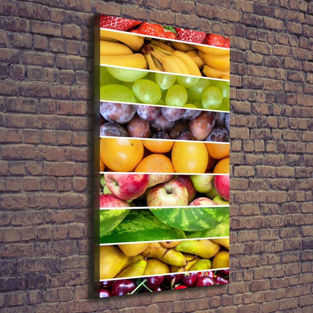 Canvas wall art Colorful fruit