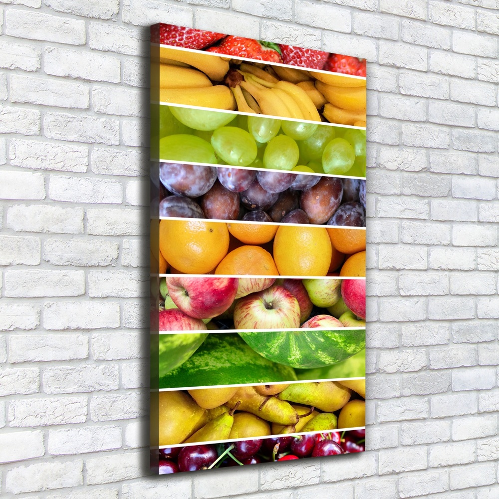 Canvas wall art Colorful fruit