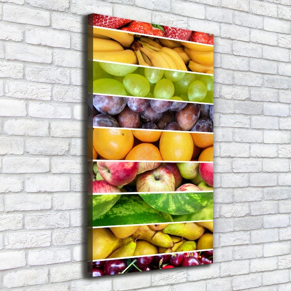 Canvas wall art Colorful fruit