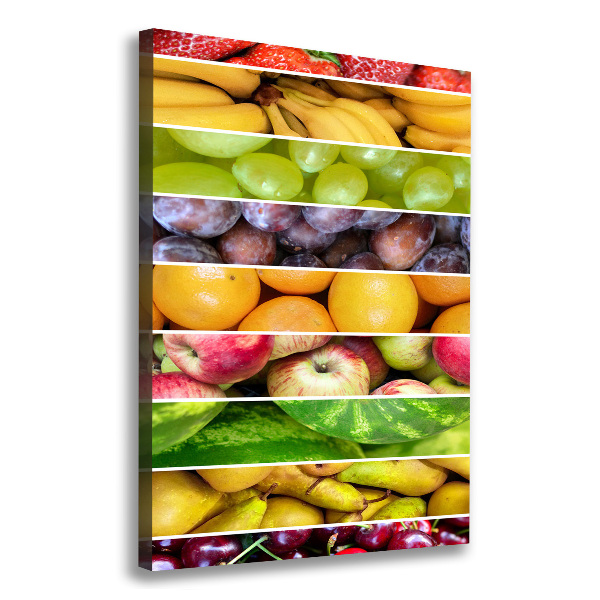 Canvas wall art Colorful fruit