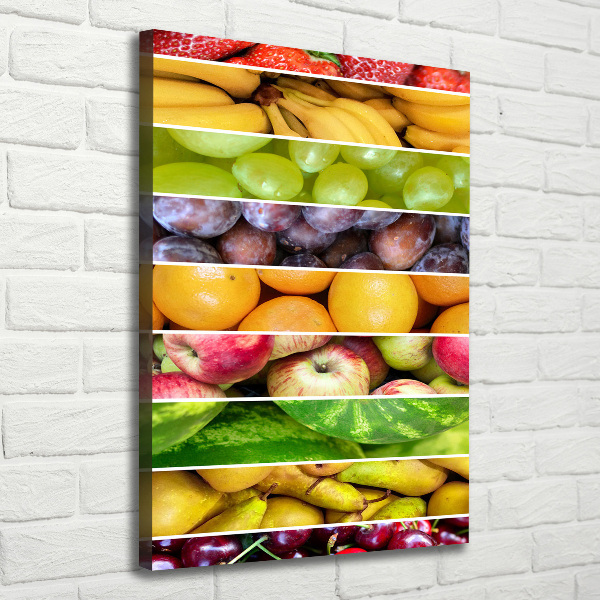 Canvas wall art Colorful fruit