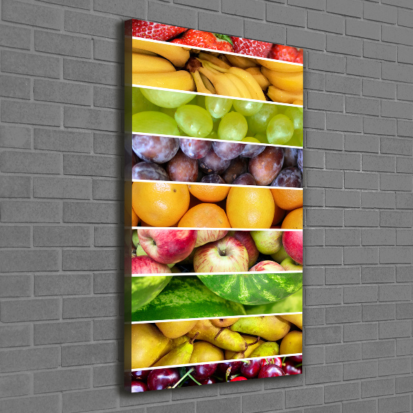 Canvas wall art Colorful fruit