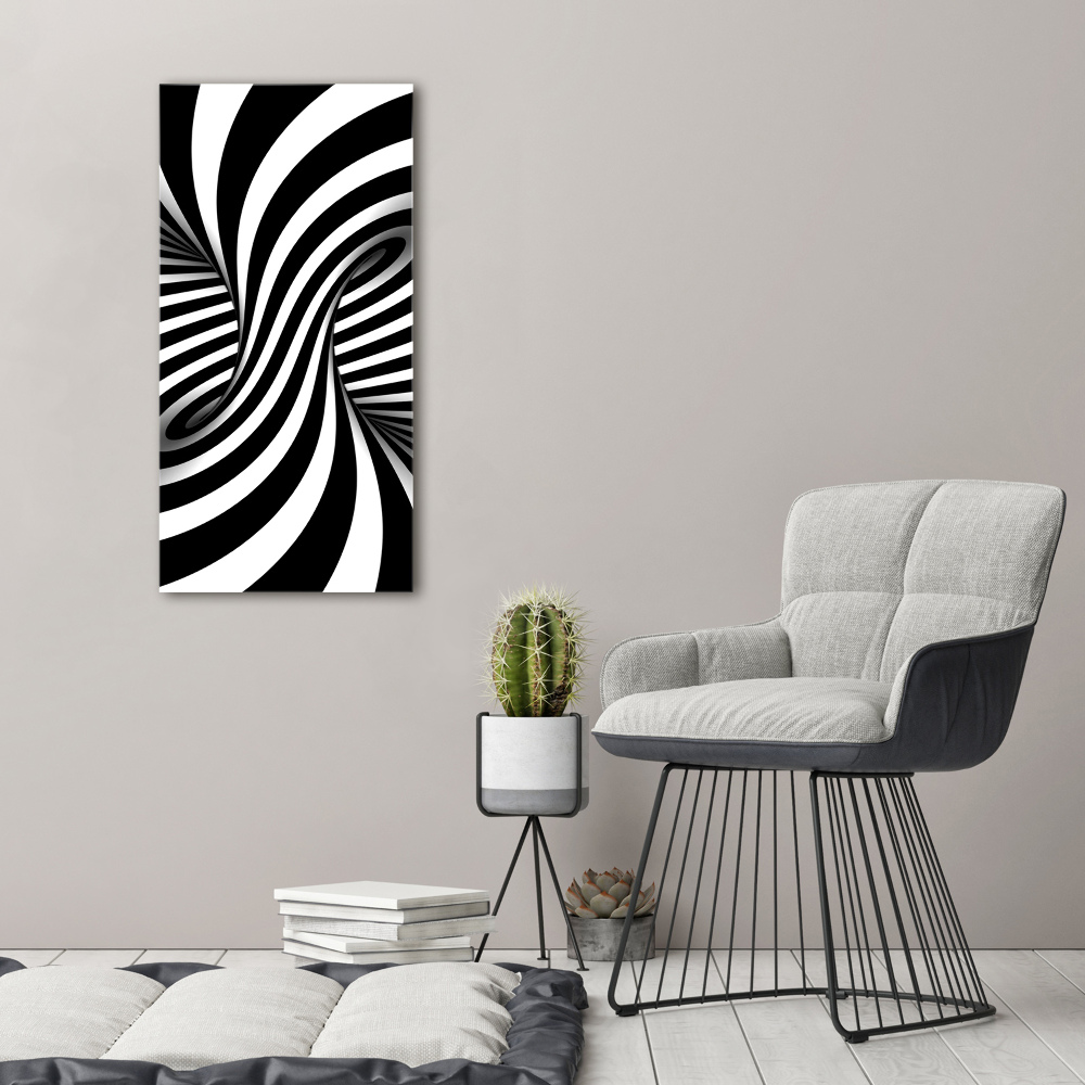 Wall art canvas large Abstraction vortex