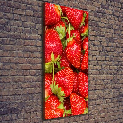 Canvas wall art Strawberries