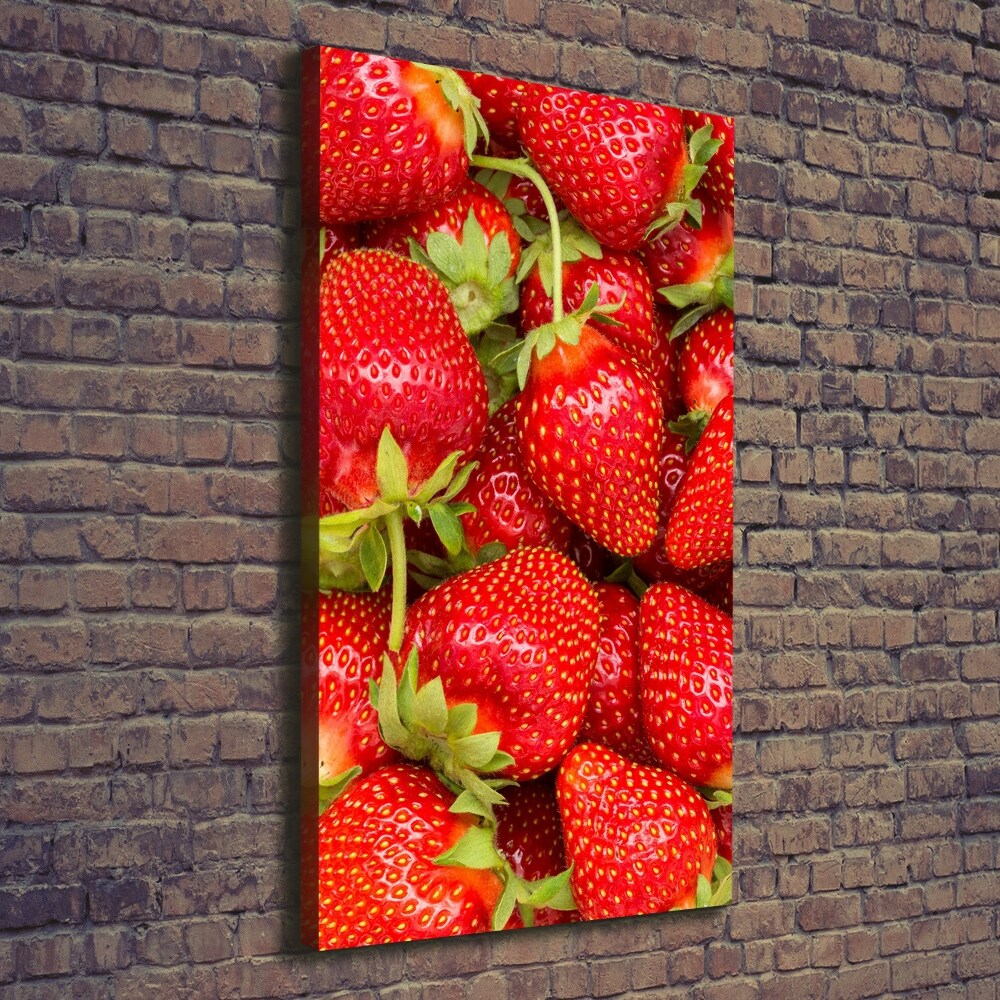 Canvas wall art Strawberries