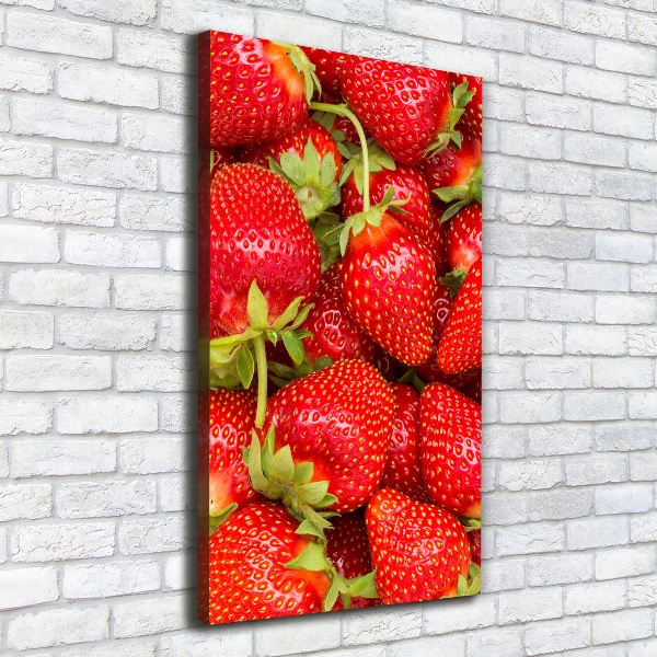 Canvas wall art Strawberries