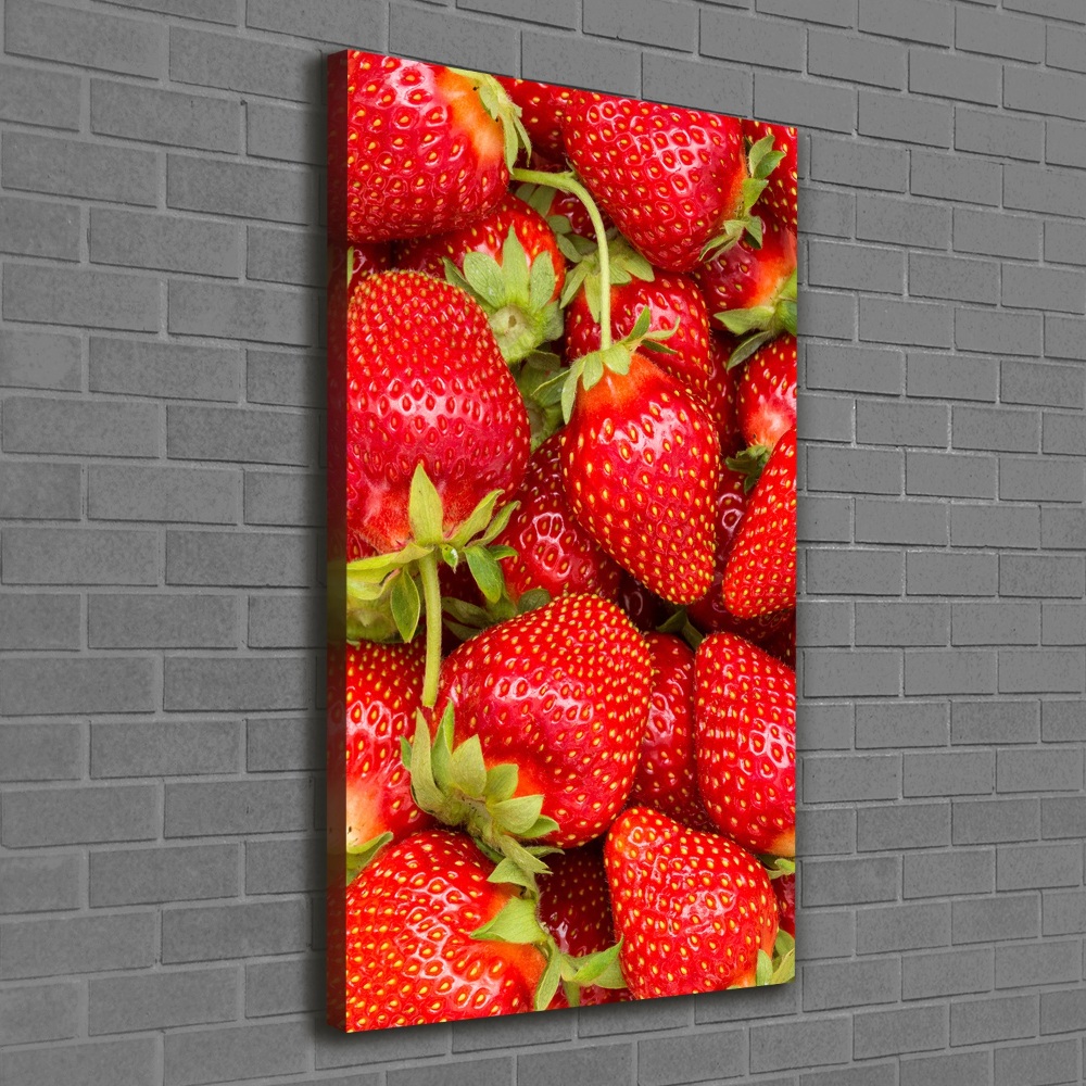 Canvas wall art Strawberries