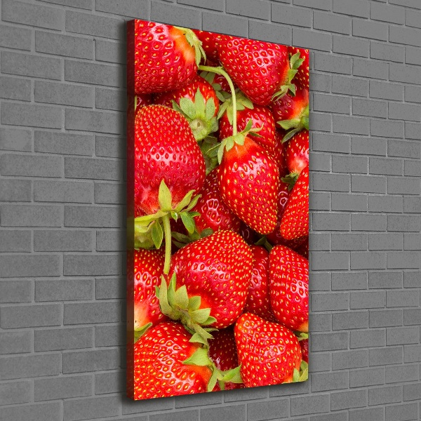 Canvas wall art Strawberries