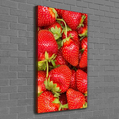 Canvas wall art Strawberries