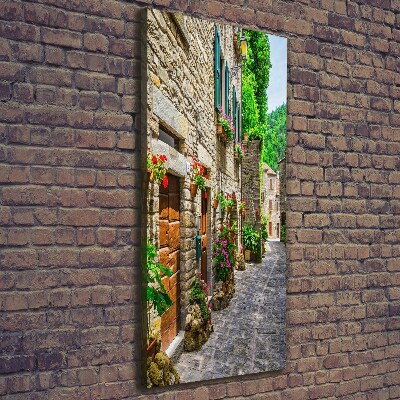 Canvas wall art Charming street