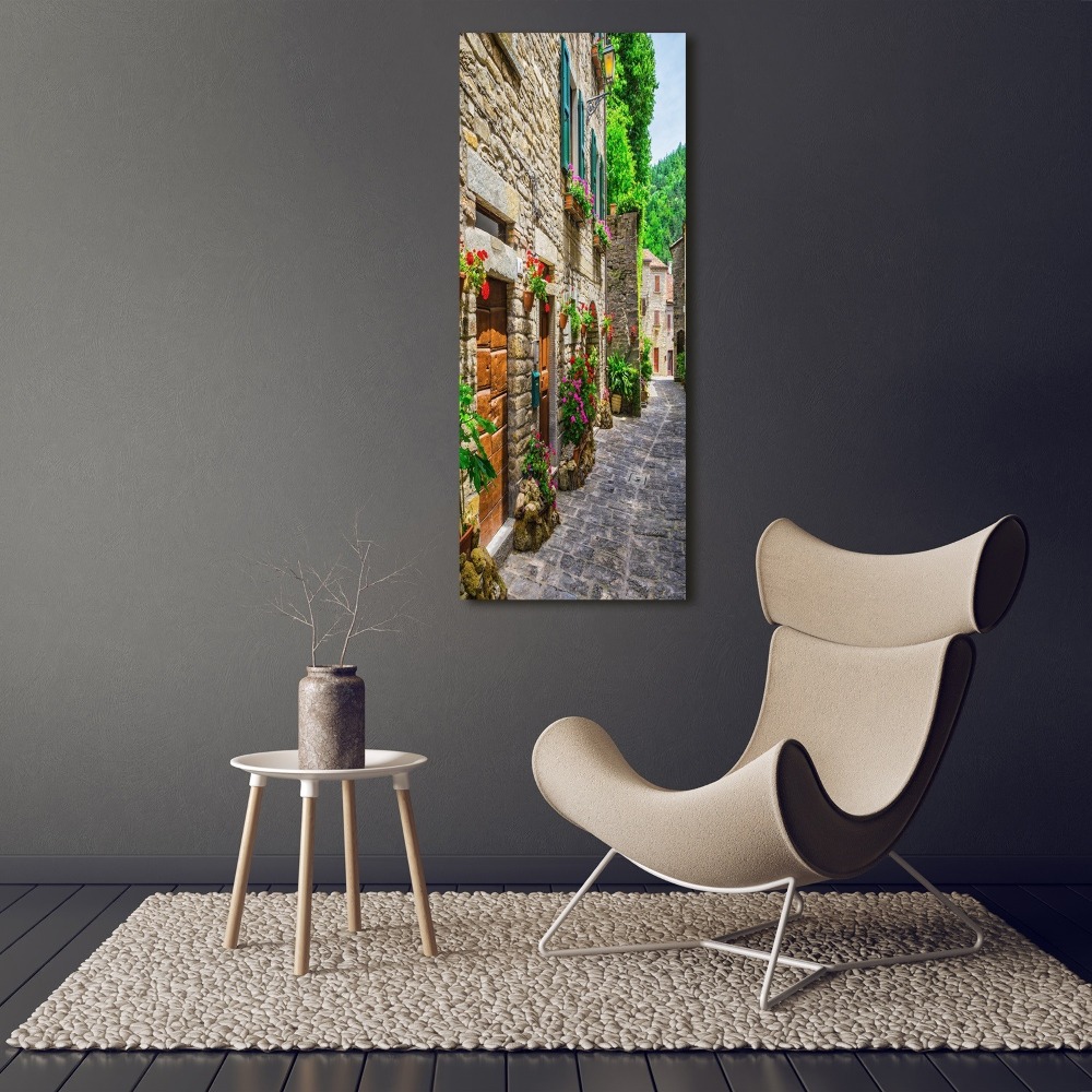 Canvas wall art Charming street