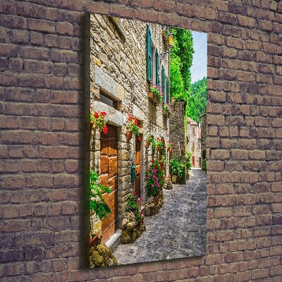 Canvas wall art Charming street