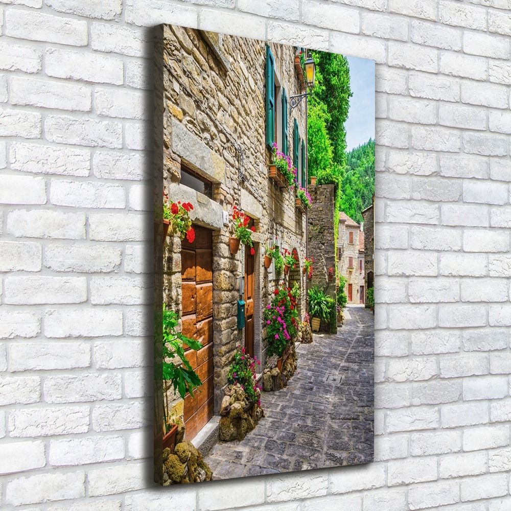 Canvas wall art Charming street