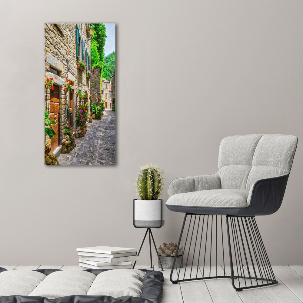 Canvas wall art Charming street