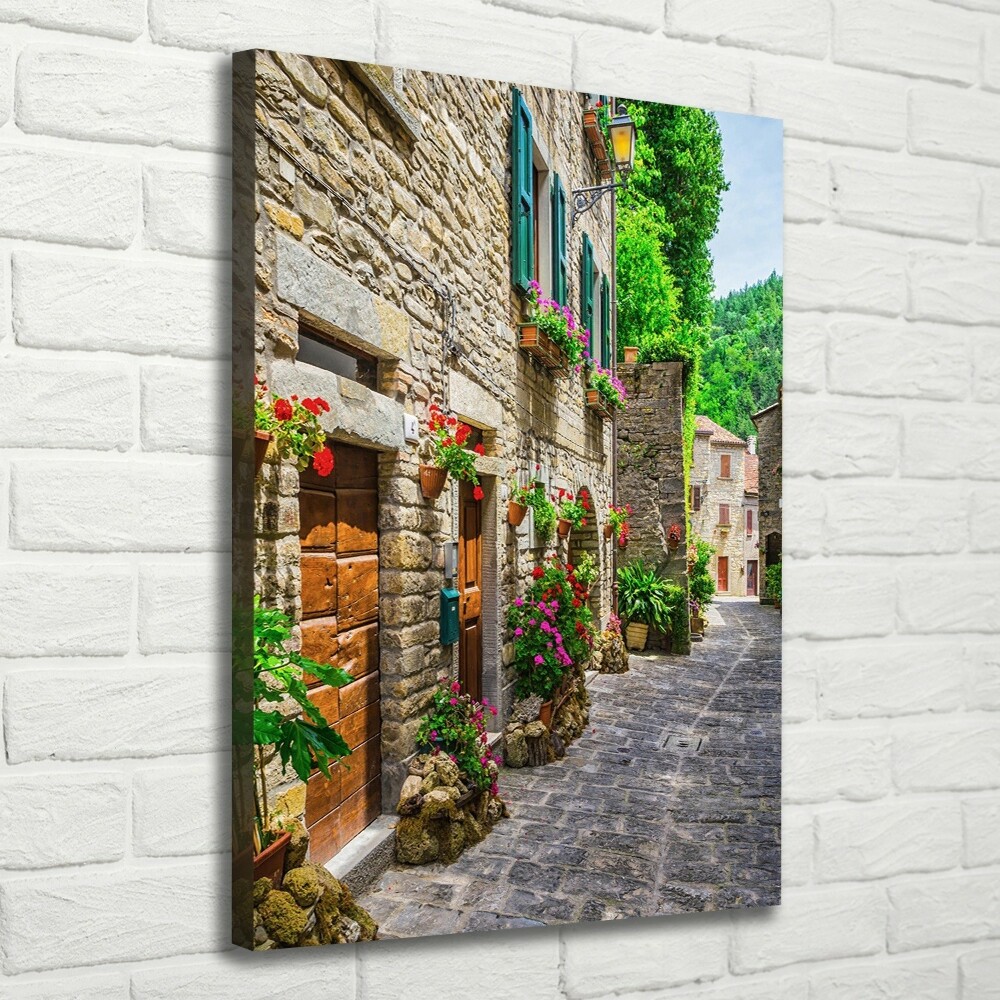 Canvas wall art Charming street