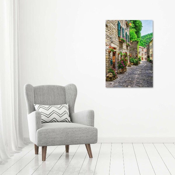 Canvas wall art Charming street