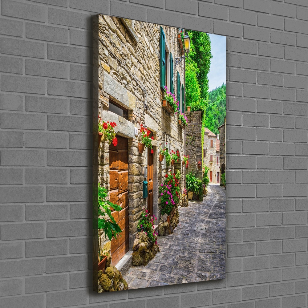 Canvas wall art Charming street