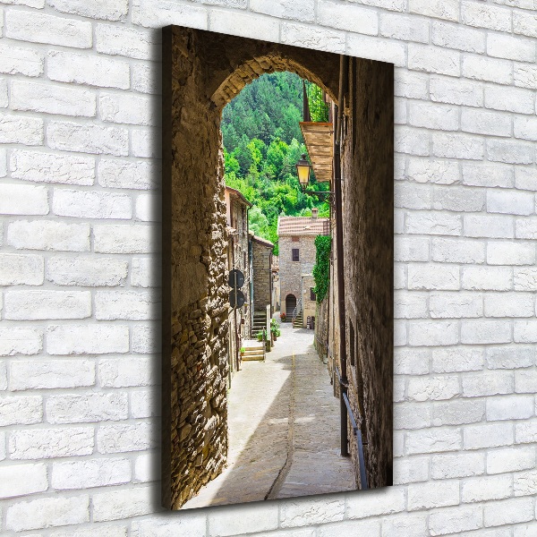 Canvas wall art Charming street