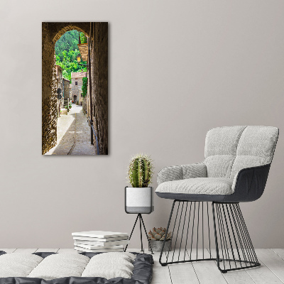 Canvas wall art Charming street