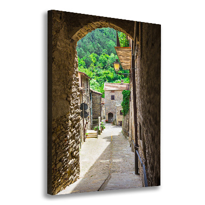 Canvas wall art Charming street