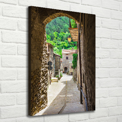 Canvas wall art Charming street