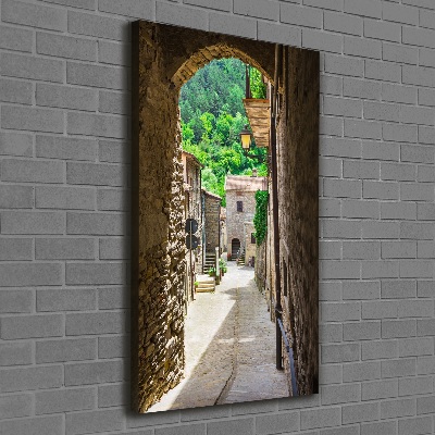 Canvas wall art Charming street