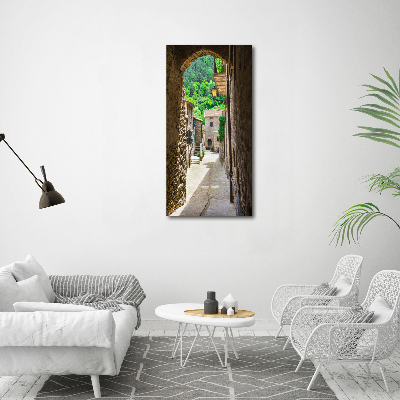 Canvas wall art Charming street