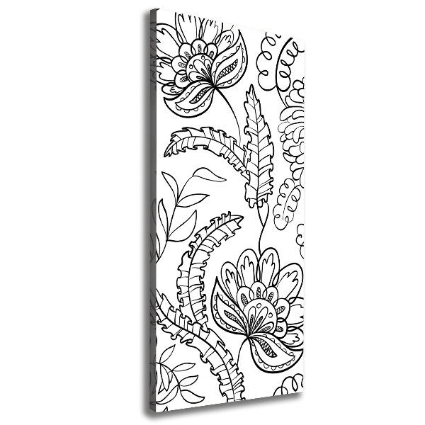 Canvas wall art Zentangle background