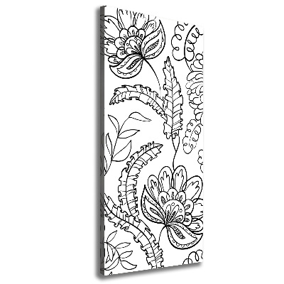 Canvas wall art Zentangle background