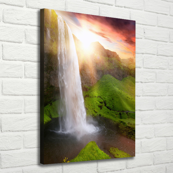 Large canvas wall art Waterfall