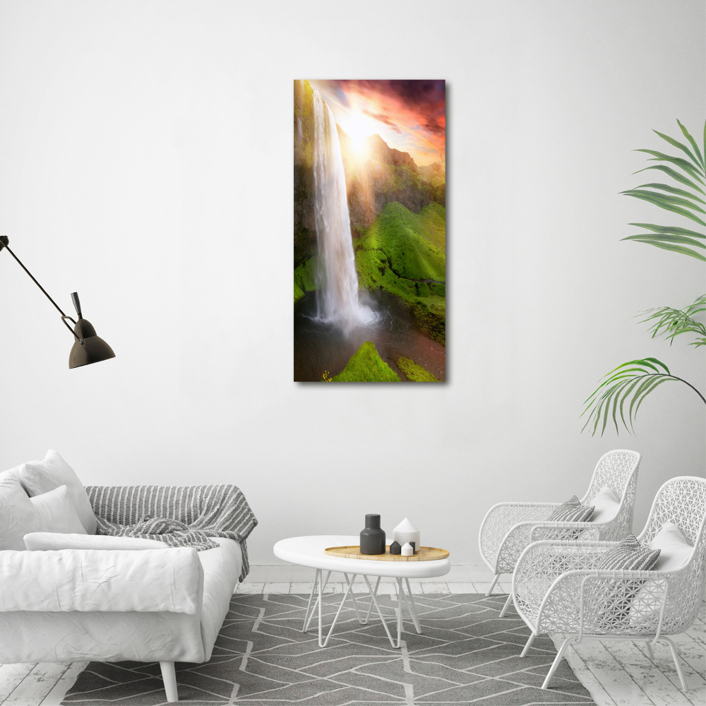 Large canvas wall art Waterfall