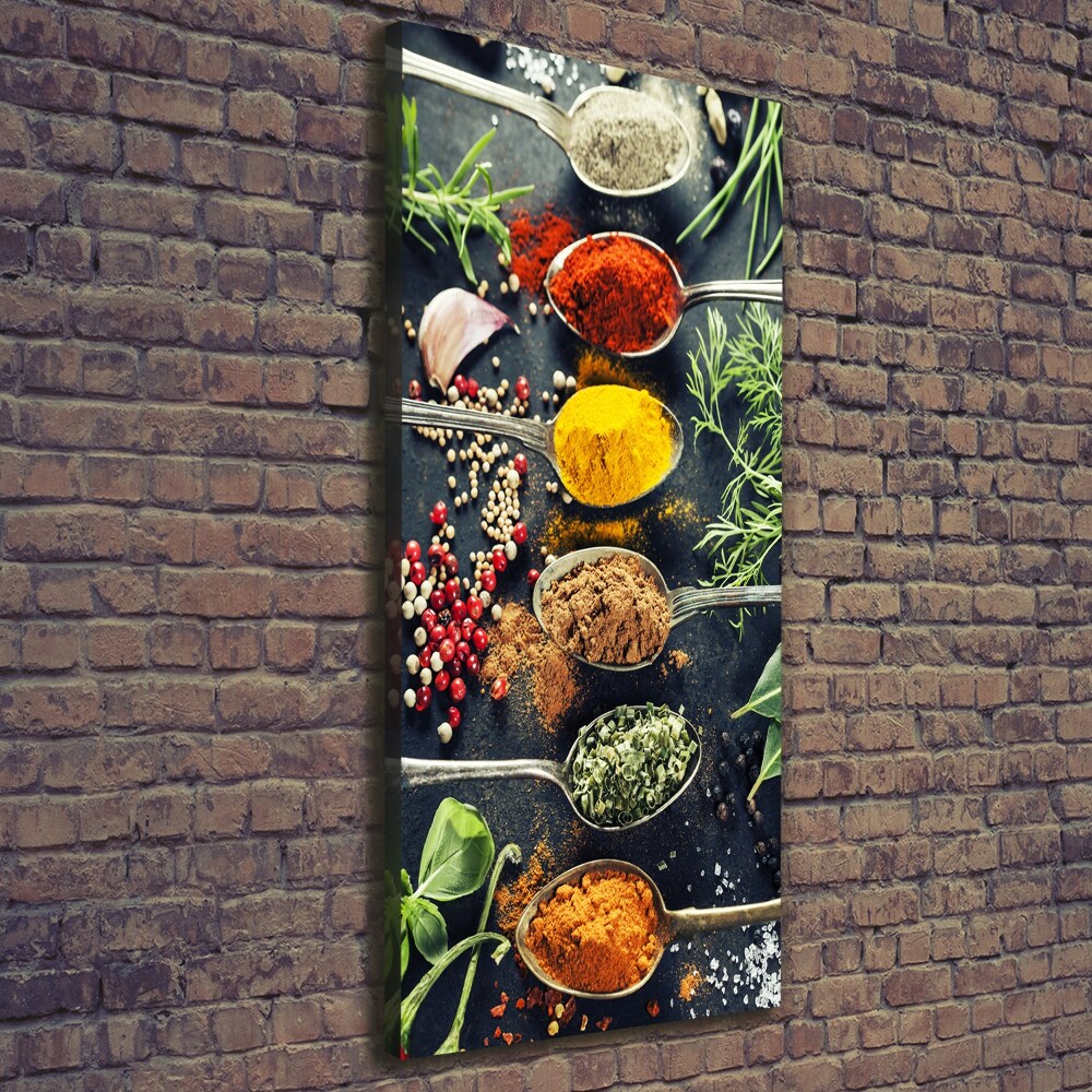 Canvas wall art Spices