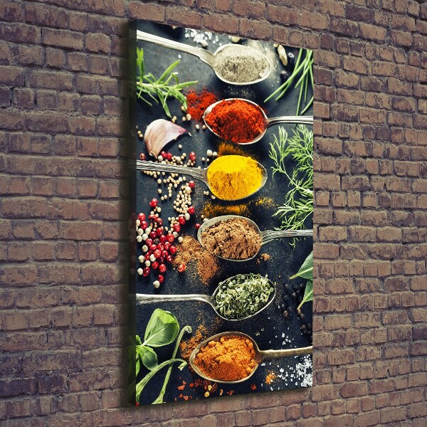 Canvas wall art Spices