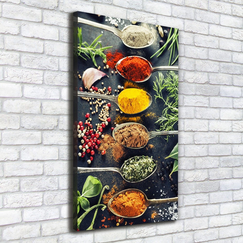 Canvas wall art Spices