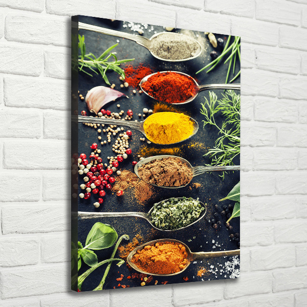 Canvas wall art Spices