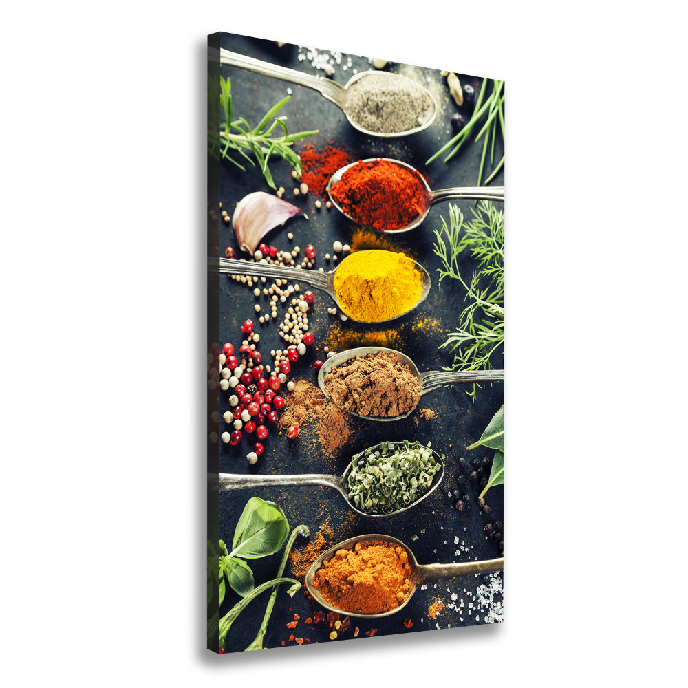 Canvas wall art Spices