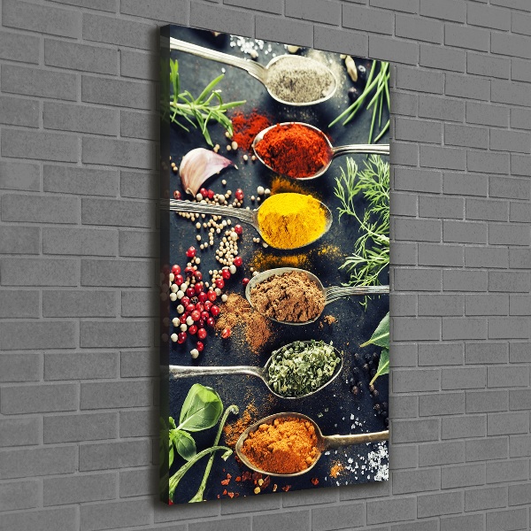 Canvas wall art Spices