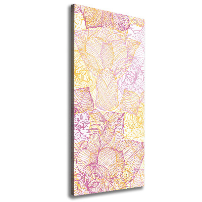 Large canvas wall art Flowers