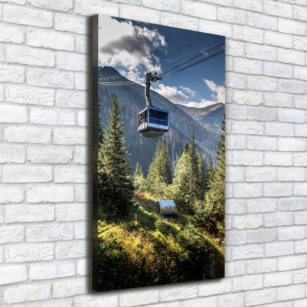 Canvas wall art Roller coaster