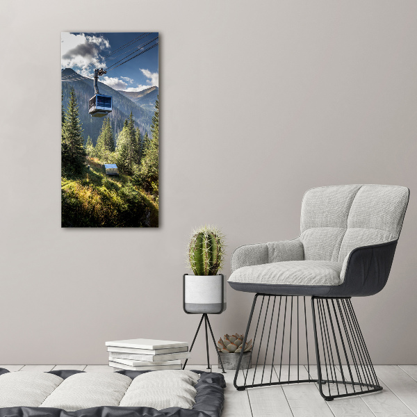 Canvas wall art Roller coaster