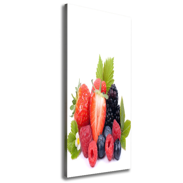 Large canvas wall art Forest fruits