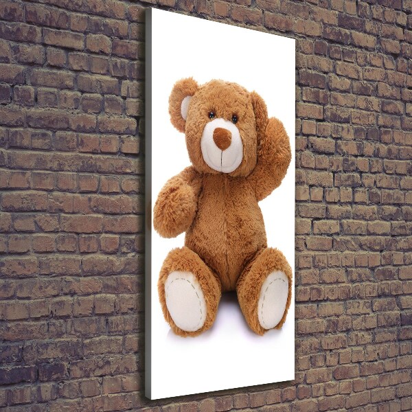 Wall art canvas large Teddy bear