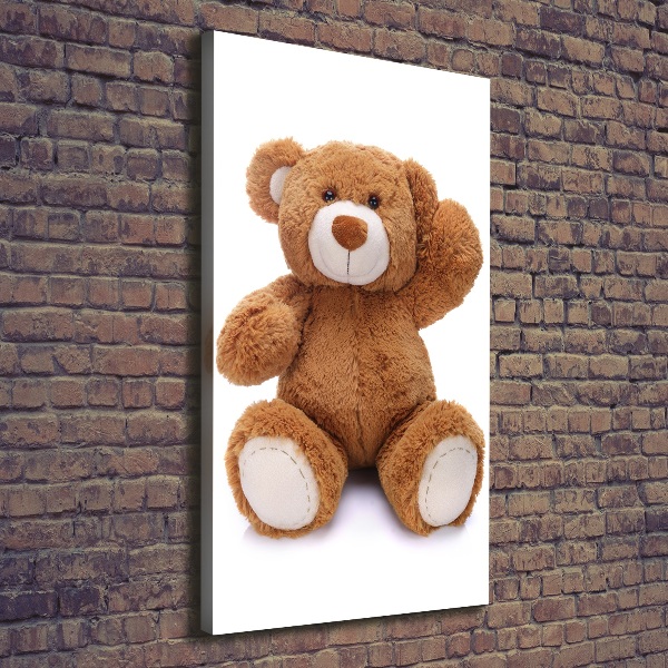 Wall art canvas large Teddy bear