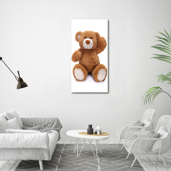 Wall art canvas large Teddy bear