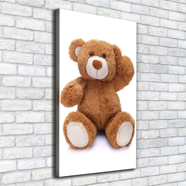 Wall art canvas large Teddy bear