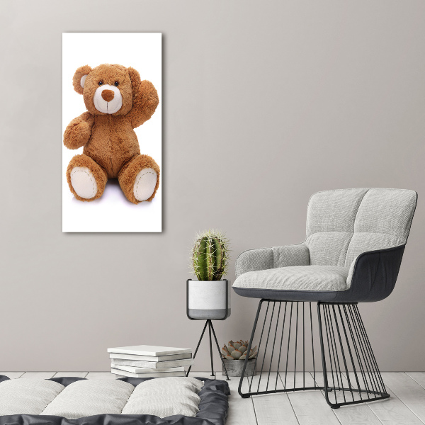 Wall art canvas large Teddy bear