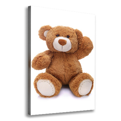 Wall art canvas large Teddy bear